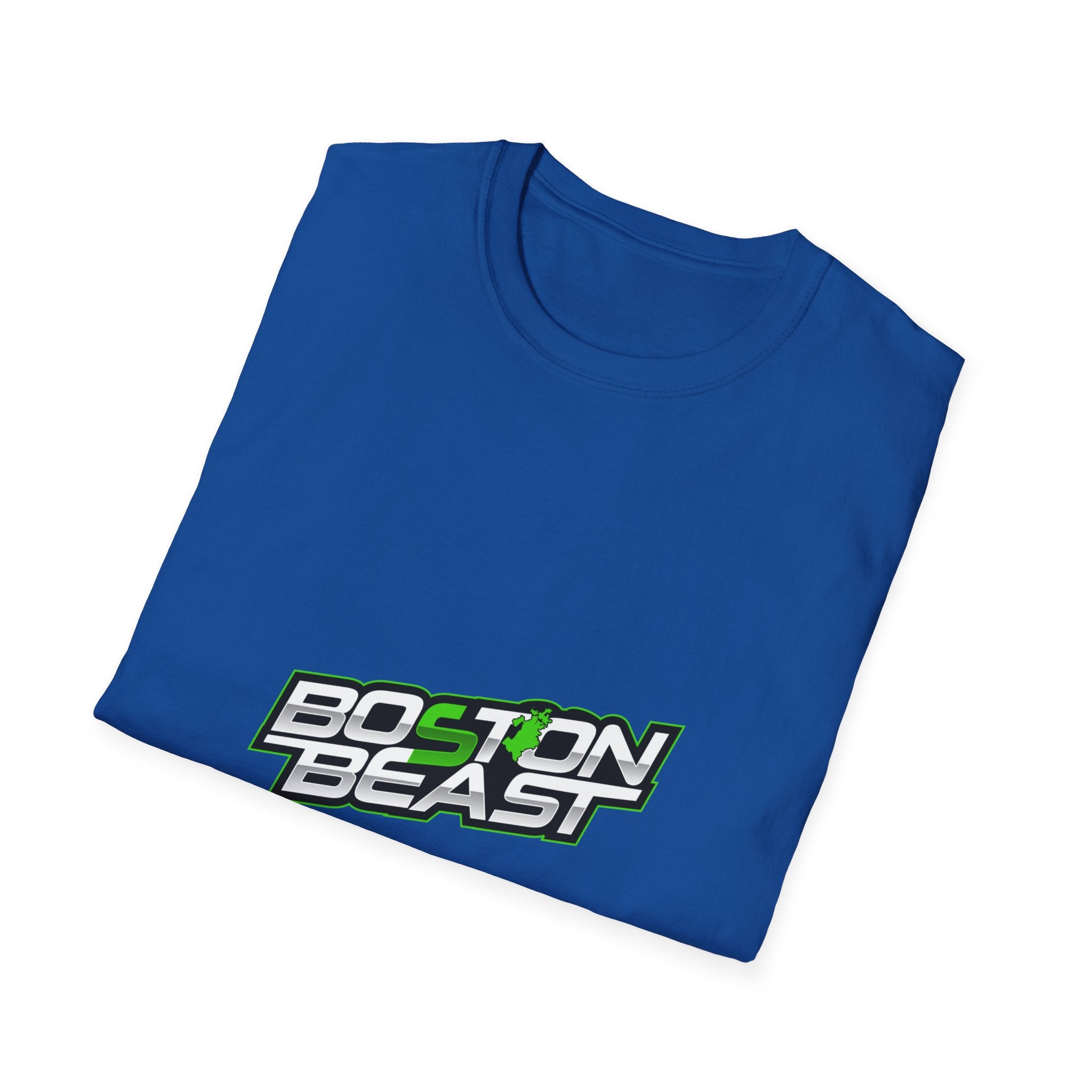 Boston Beast Unisex Soft-Style T-Shirt. Green Map Logo