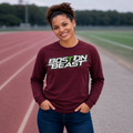 Boston Beast Unisex Ultra Cotton Long Sleeve. Green Map Logo