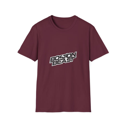 Boston Beast Unisex Soft-Style T-Shirt. Black Logo