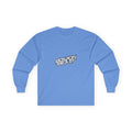 Boston Beast Unisex Ultra Cotton Long Sleeve. White Logo