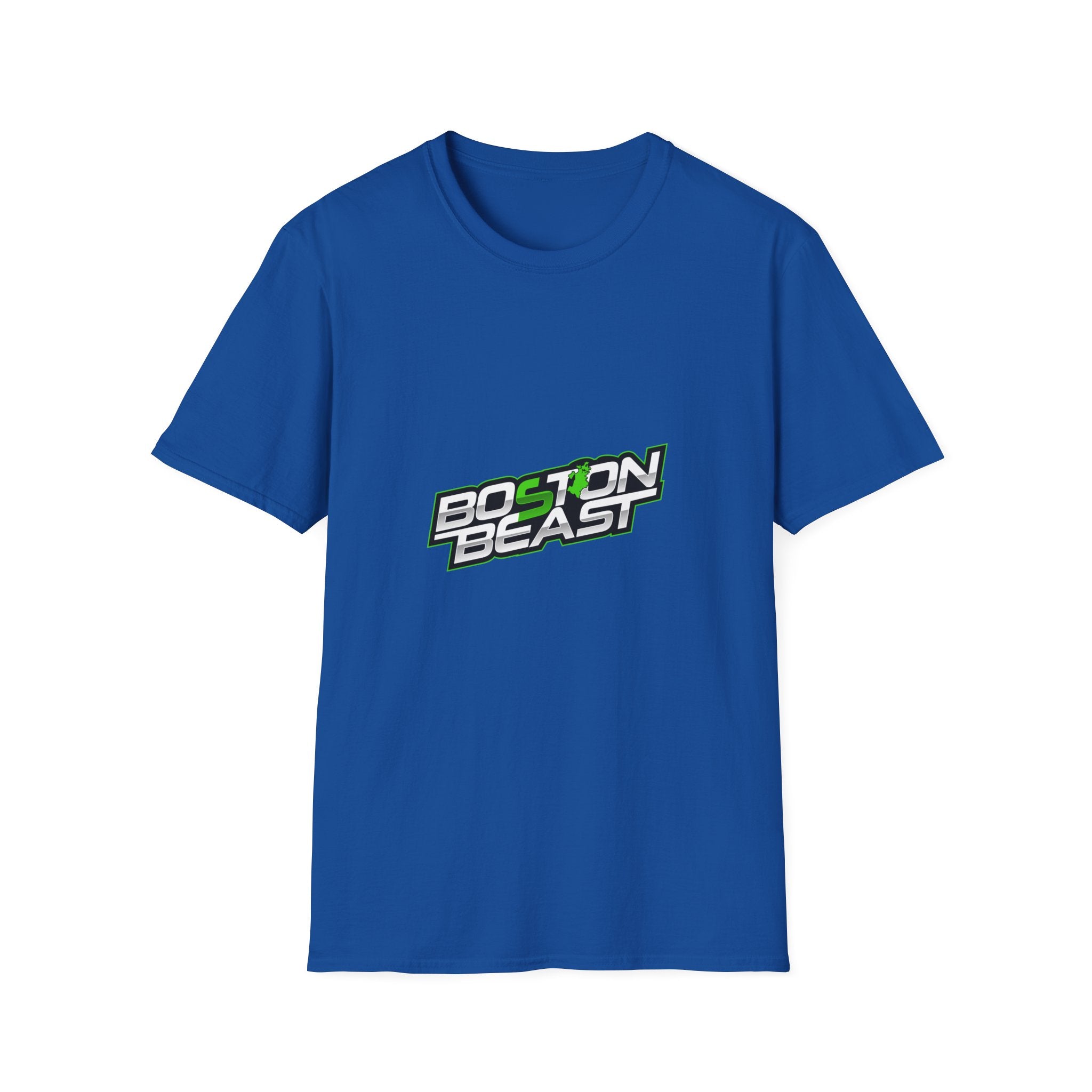 Boston Beast Unisex Soft-Style T-Shirt. Green Map Logo
