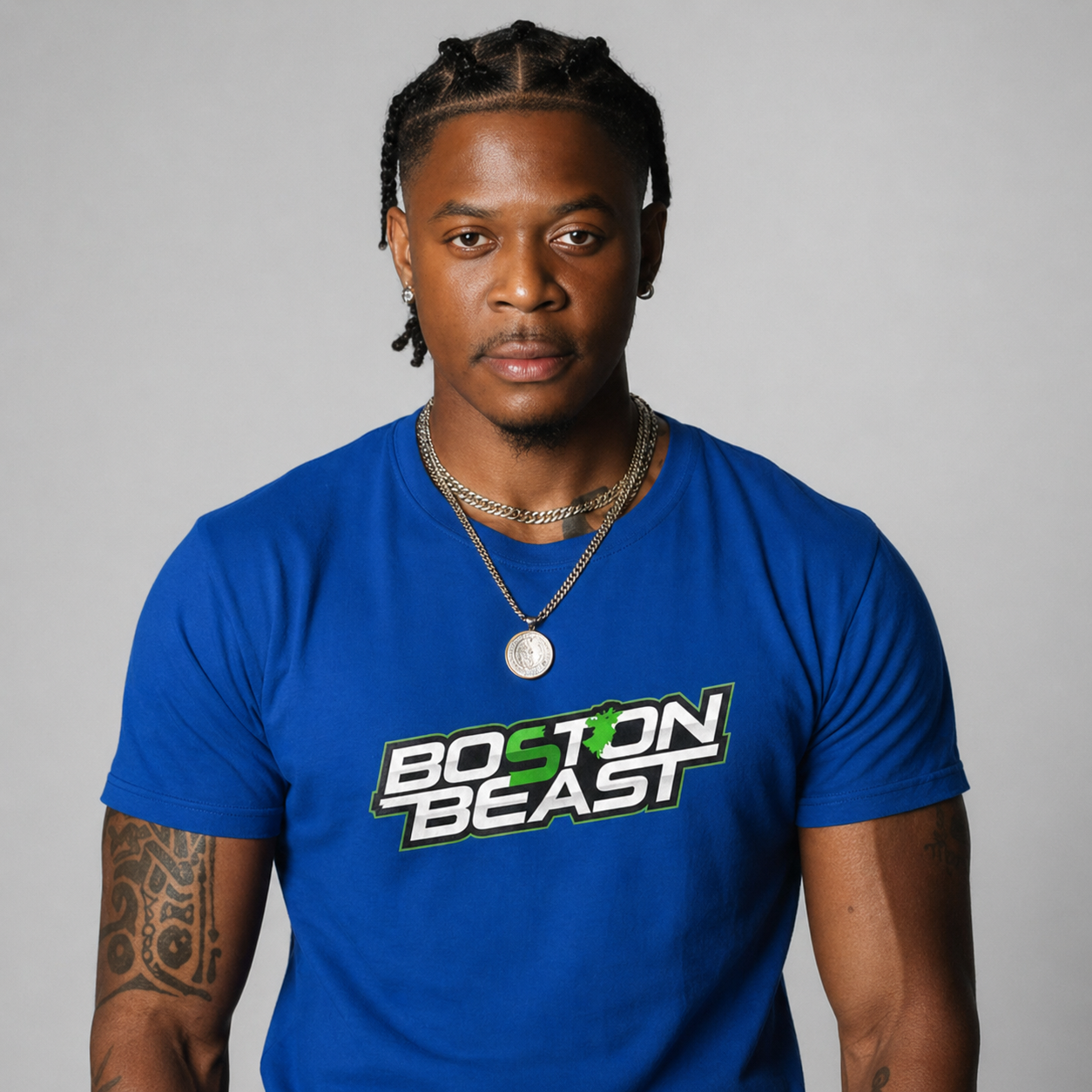Boston Beast Unisex Soft-Style T-Shirt. Green Map Logo